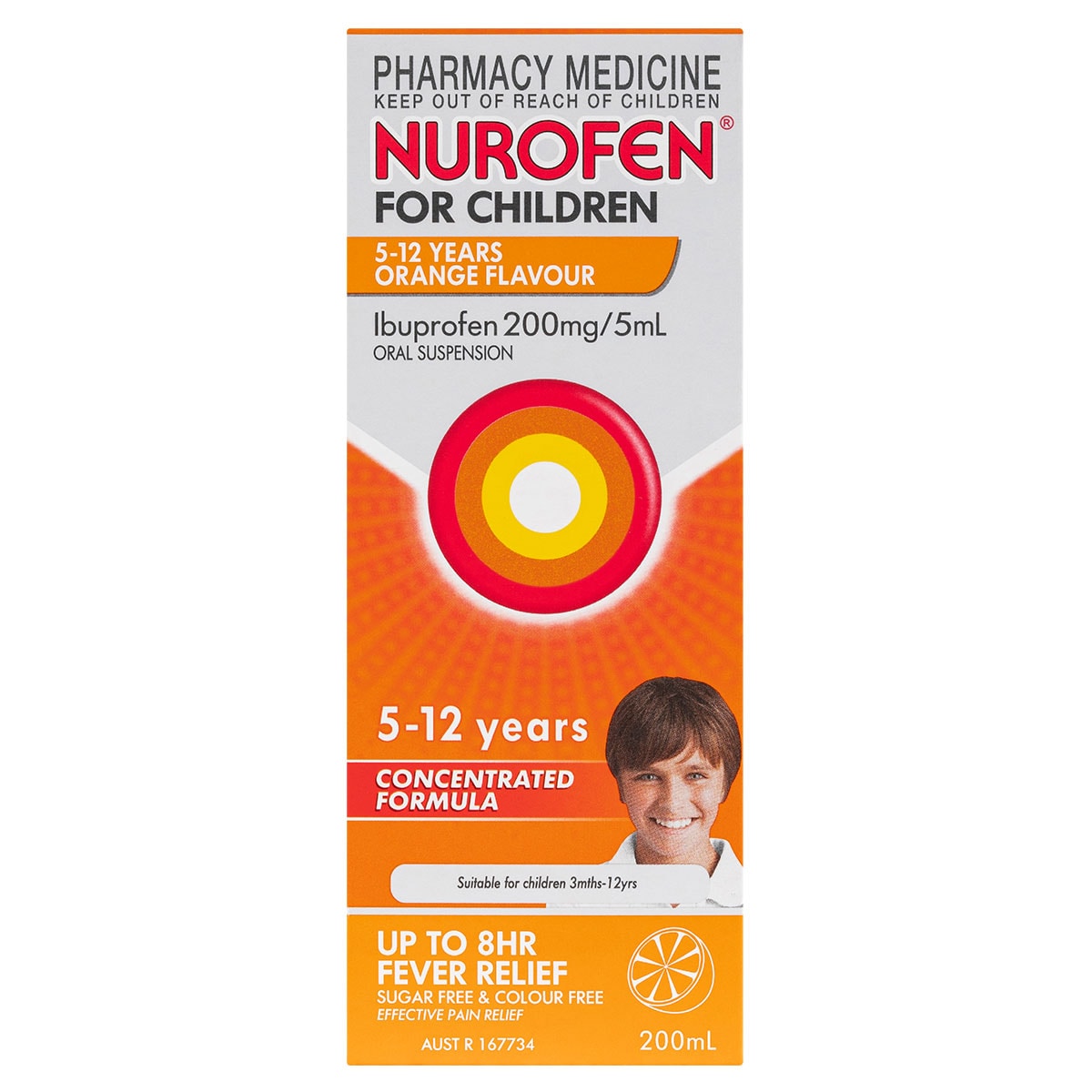 Nurofen for Children 5-12 Years Orange 200mL (S2)