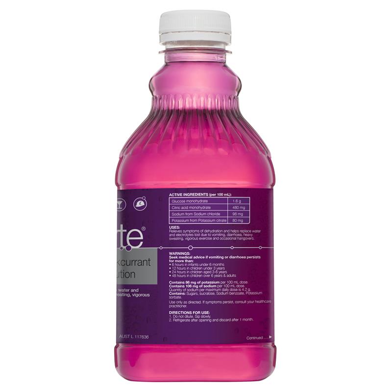 Hydralyte Ready to Use Liquid Apple Blackcurrant 1 Litre