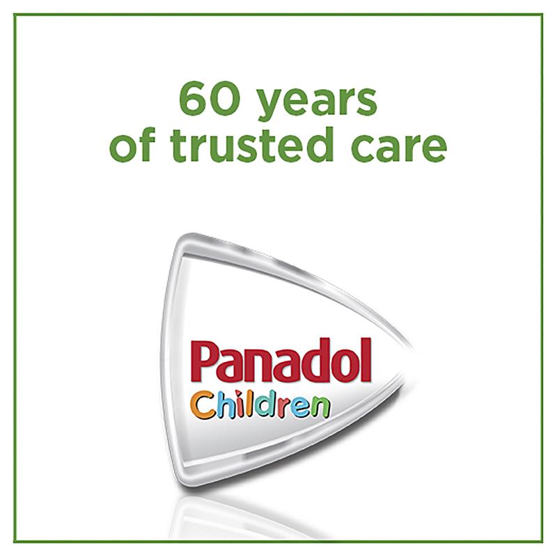 Panadol Children 5-12 Years Suspension Fever & Pain Relief Strawberry Flavour 200ml