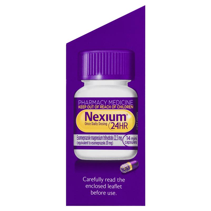 Nexium 24hr 20mg 14 Mini Capsules