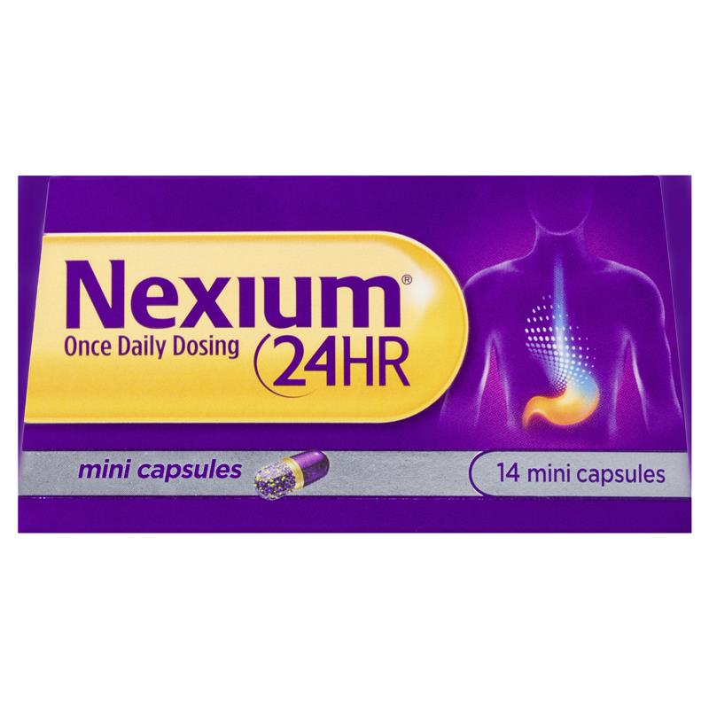 Nexium 24hr 20mg 14 Mini Capsules