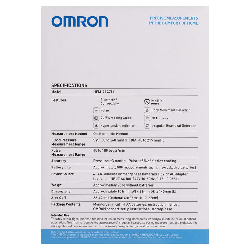 Omron HEM7144T1 Standard Blood Pressure Monitor