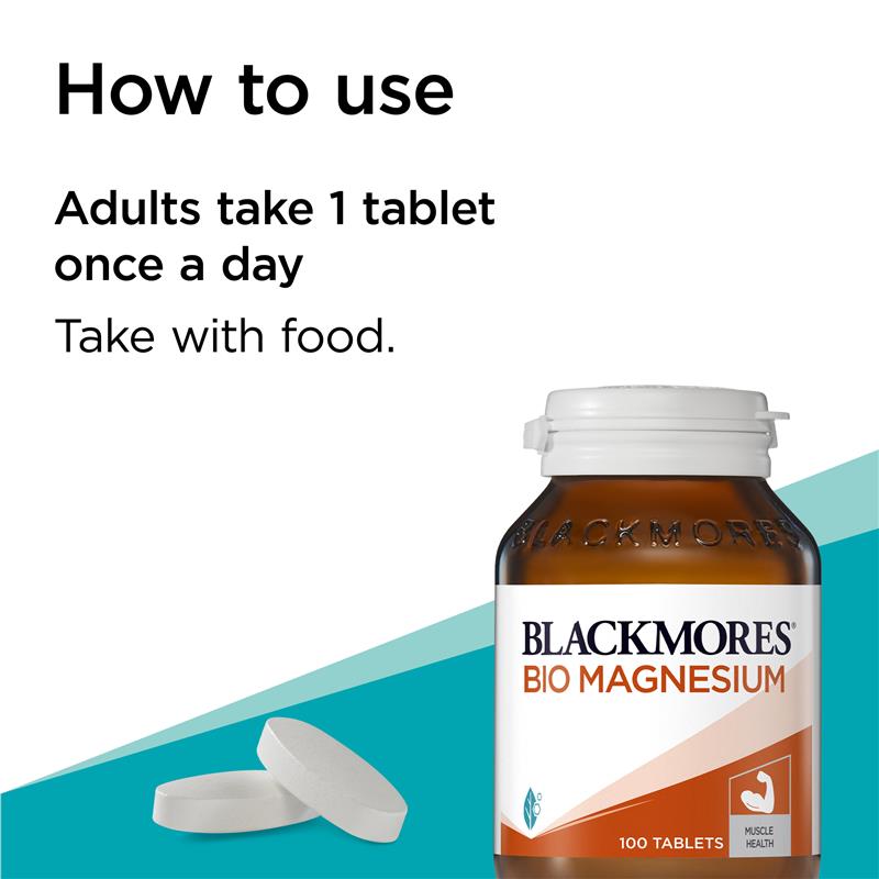 Blackmores Bio Magnesium 100 Tablets