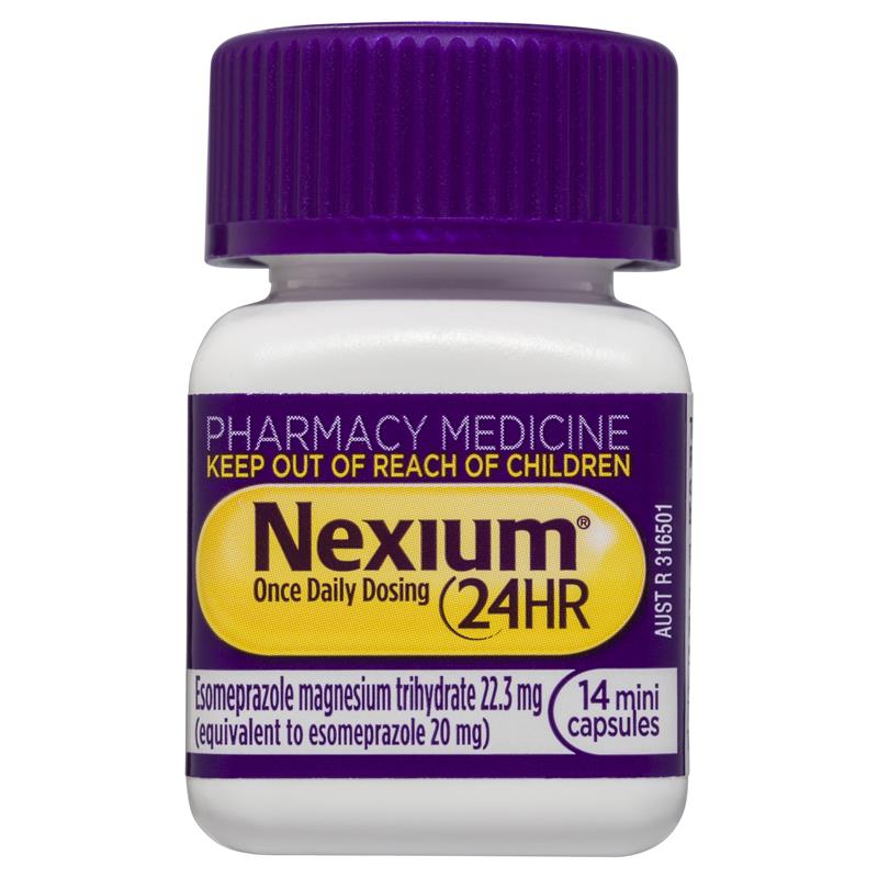 Nexium 24hr 20mg 14 Mini Capsules