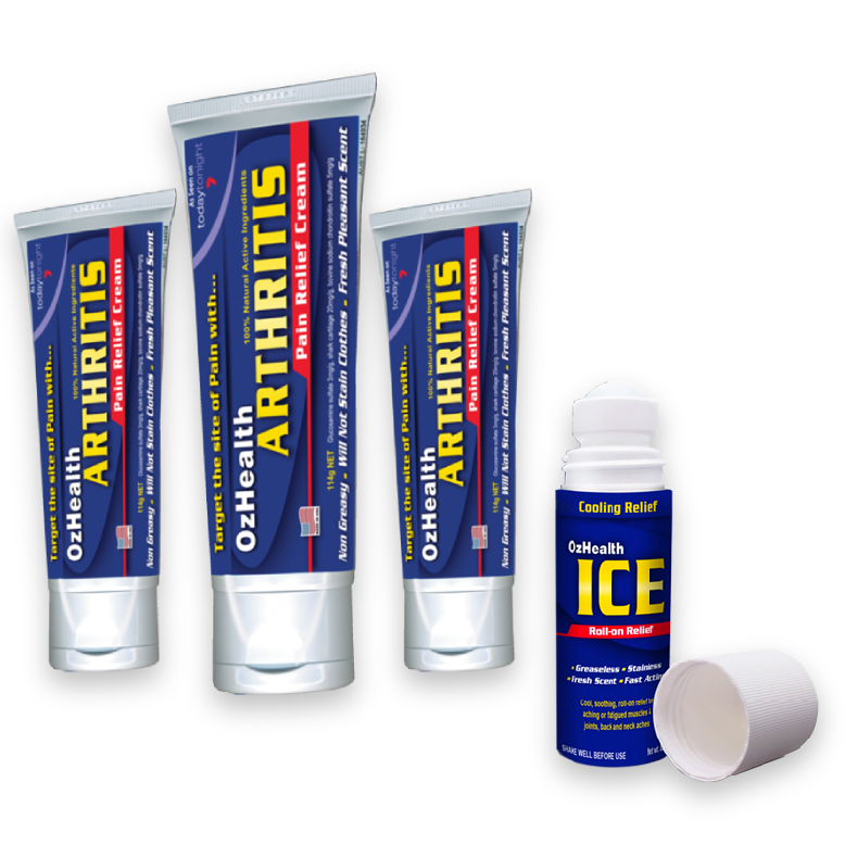 Arthritis Cream & ICE Roll-On Combo Pack