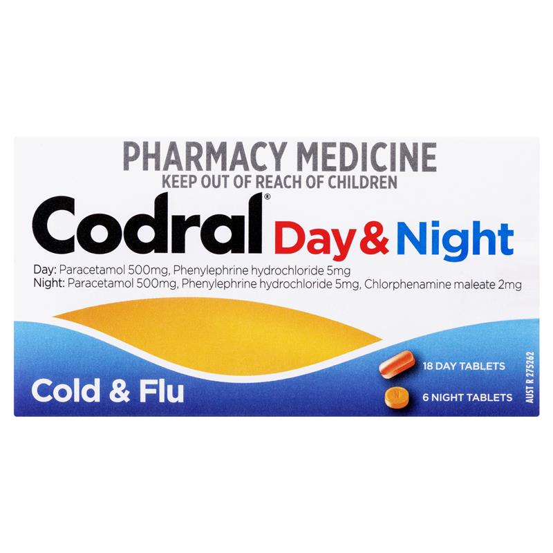 Codral PE Day & Night Tablets 24 Pack