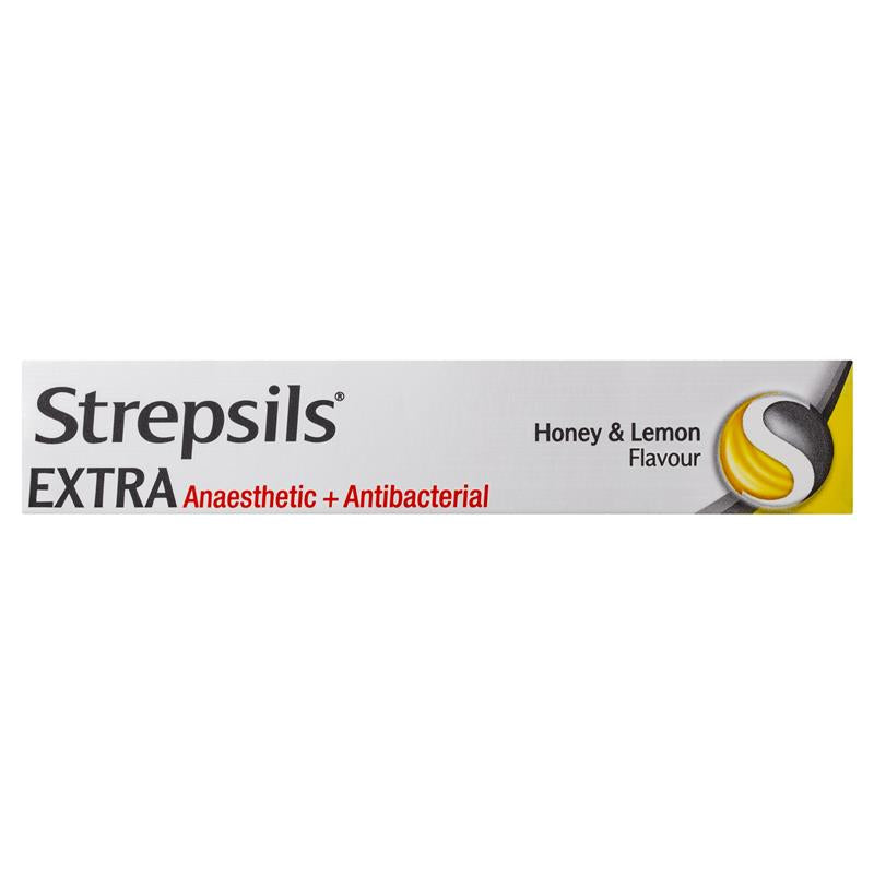 Strepsils Extra Honey & Lemon Lozenges 16