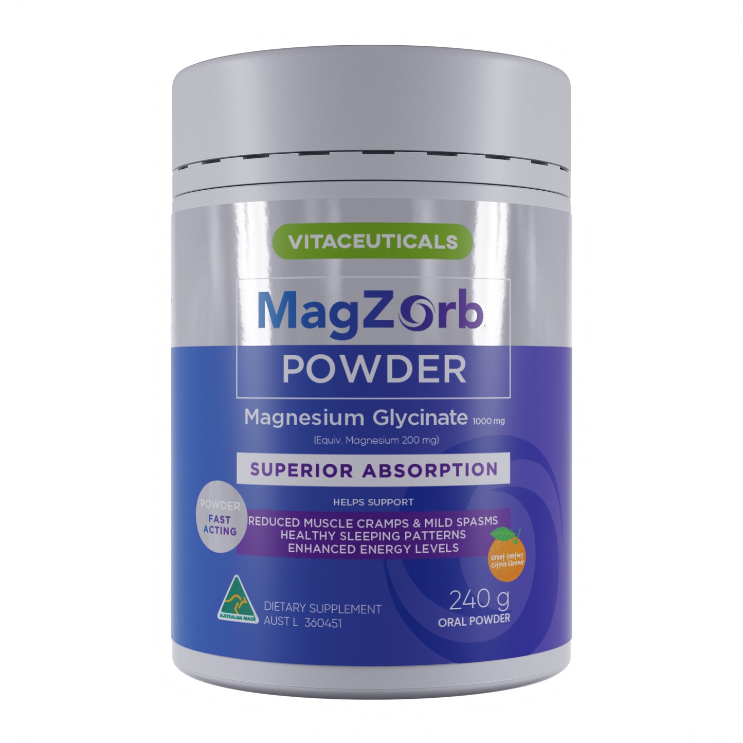 MagZorb Magnesium Glycinate Powder | Vitaceuticals