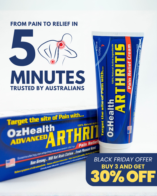 OzHealth Arthritis Pain Relieving Cream - BLACK FRIDAY SPECIAL!!!