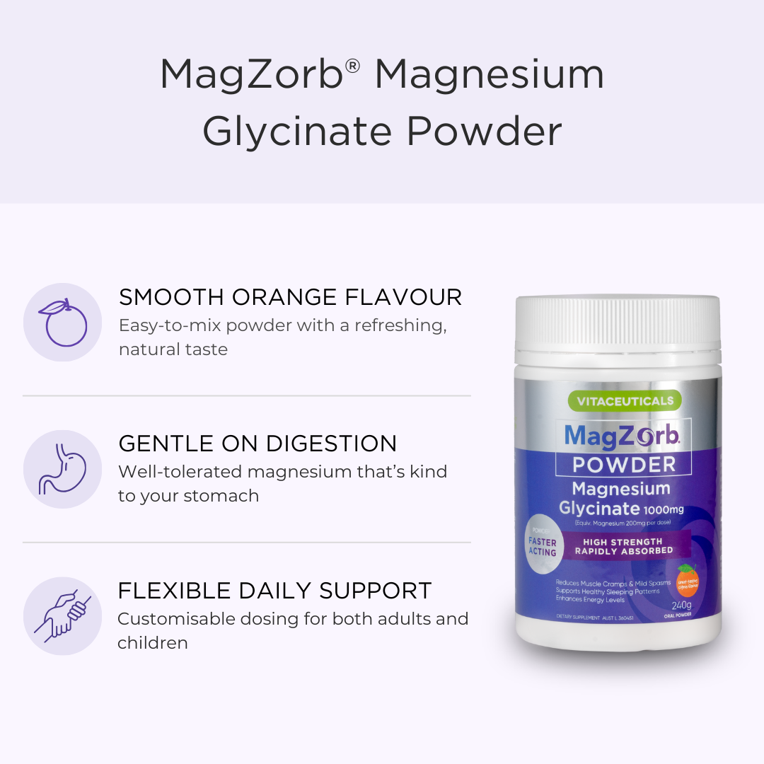 MagZorb Magnesium Glycinate Powder | Vitaceuticals