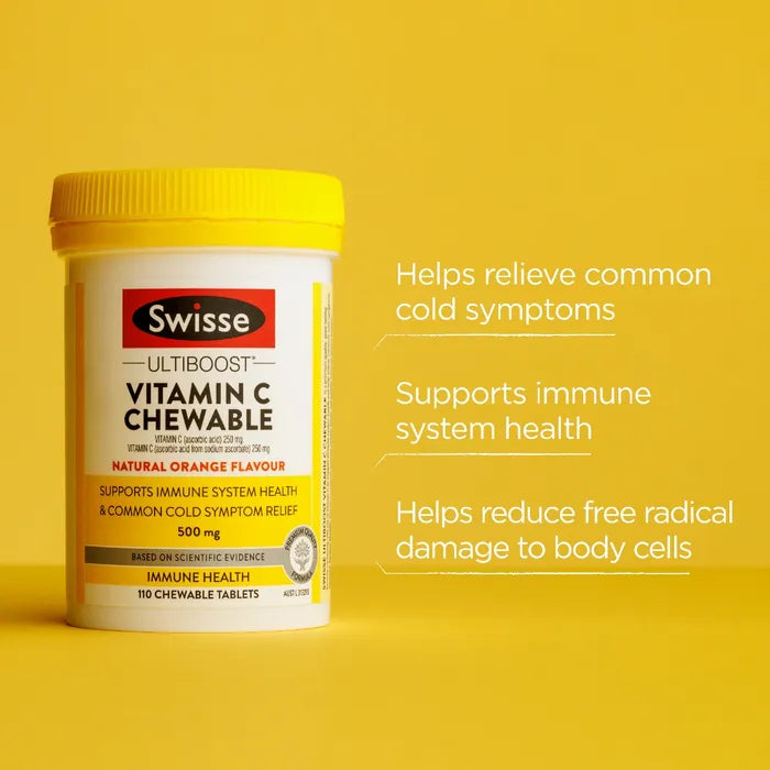 Swisse Ultiboost Vitamin C Chewable - 110 Chewable Tablets