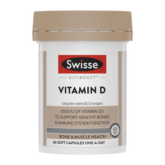 Swisse Ultiboost Vitamin D 60 Capsules