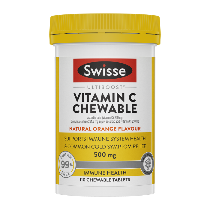 Swisse Ultiboost Vitamin C Chewable - 110 Chewable Tablets